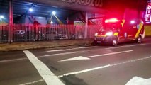 Motociclista se envolve em forte colisão na Rua Erechim