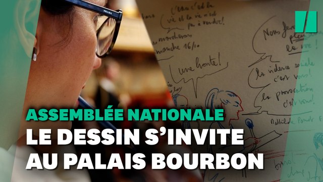 À l'Assemblée nationale, « on ne s'endort pas » : l'hémicycle vu par la dessinatrice Marielle Durand