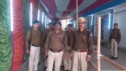 शहर के मार्केटिंग यार्ड में बनाया गया मतगणना केंद्र सुरक्षा के किए गए पुख्ता इंतजाम