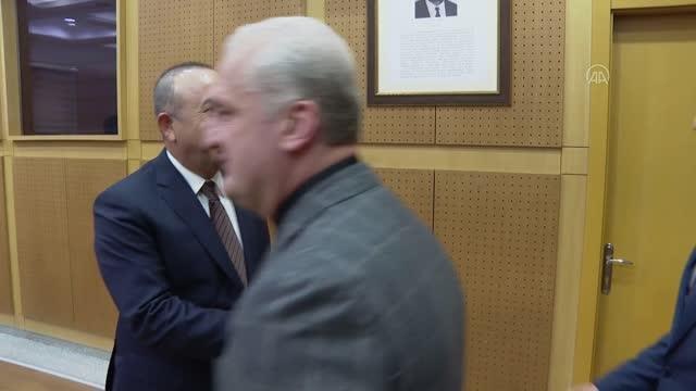 Çavuşoğlu, ALTSO yeni başkanı Eray Erdem ve beraberindeki heyeti kabul etti