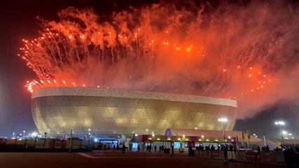 Fireworks light up Lusail after Argentina's World Cup triumph