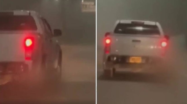 Se entregó conductor que arrastró a un perro en vía de Antioquia