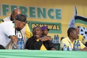 JOHANNESBURG - Güney Afrika Cumhurbaşkanı Cyril Ramaphosa, yeniden ANC lideri seçildi (2)