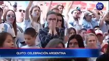 Así celebraron los argentinos la victora del Mundial de Catar 2022 en Ecuador