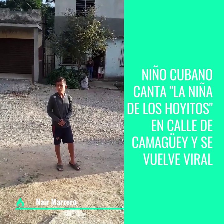 Niño cubano canta 