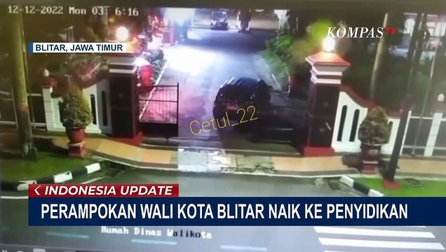 Polisi Naikkan Kasus Perampokan Rumah Dinas Walkot Blitar ke Tahap Penyidikan