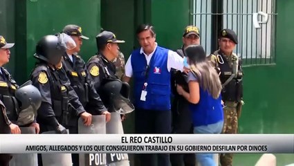El reo Castillo: amigos, allegados y los que consiguieron trabajo en su gobierno desfilan por Dinoes
