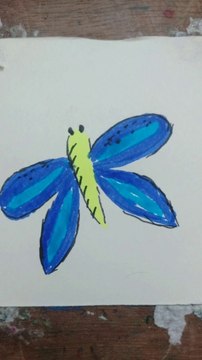 How to draw Dragon fly easy