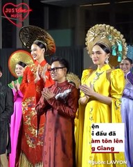 Mỹ nhân Việt mặc áo dài gây sốt nơi đất khách: Hương Giang làm Vedette | Điện Ảnh Net