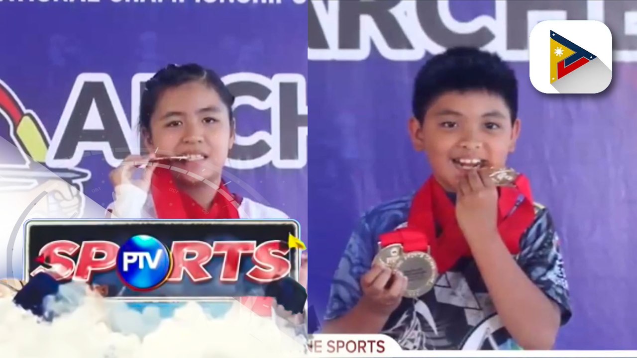 Dalawang batang archers, humakot ng medalya sa Batang Pinoy 2022