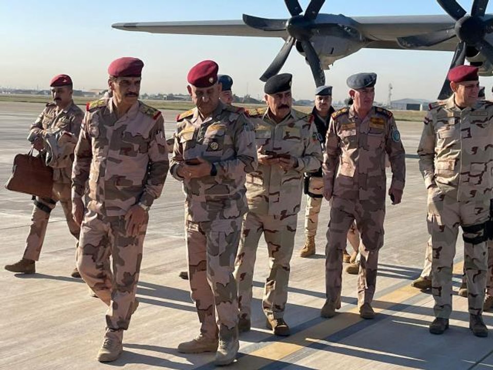 Irak Genelkurmay Başkanı, Kerkük'te 9 polisin öldürüldüğü bölgede incelemede bulundu