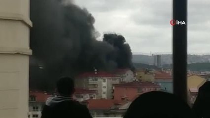 Sarıyer'de bir gecekonduda çıkan yangın paniğe neden oldu