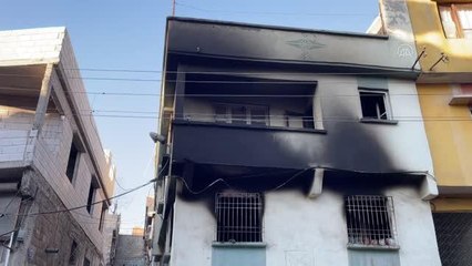 GAZİANTEP - Yangının çıktığı 2 ev kullanılmaz hale geldi