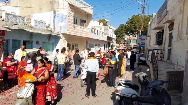video...माता महालक्ष्मी की शोभायात्रा में उमड़ श्रद्धालु