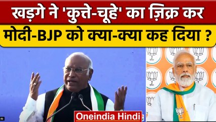 Descargar video: Bharat Jodo Yatra: Mallikarjun Kharge के BJP, PM Modi पर विवादित बोल | Rahul Gandhi | वनइंडिया हिंदी