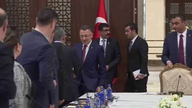 Cumhurbaşkanı Yardımcısı Oktay, Yozgat Ticaret ve Sanayi Odası heyetini kabul etti