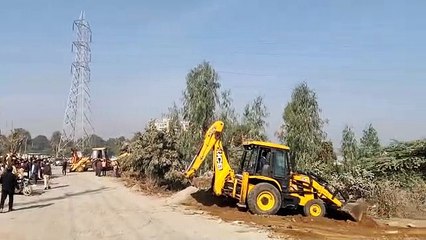 कोठारी नदी क्षेत्र में बड़ी कार्रवाई, 46 से अधिक अतिक्रमण हटाए