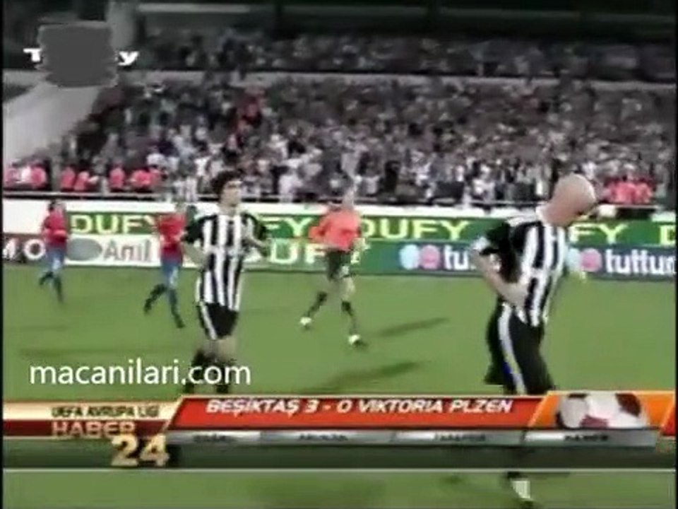 Beşiktaş 3-0 FC Viktoria Plzen 05.08.2010 - 2010-2011 European League 3rd Qualifying Round 2nd Leg