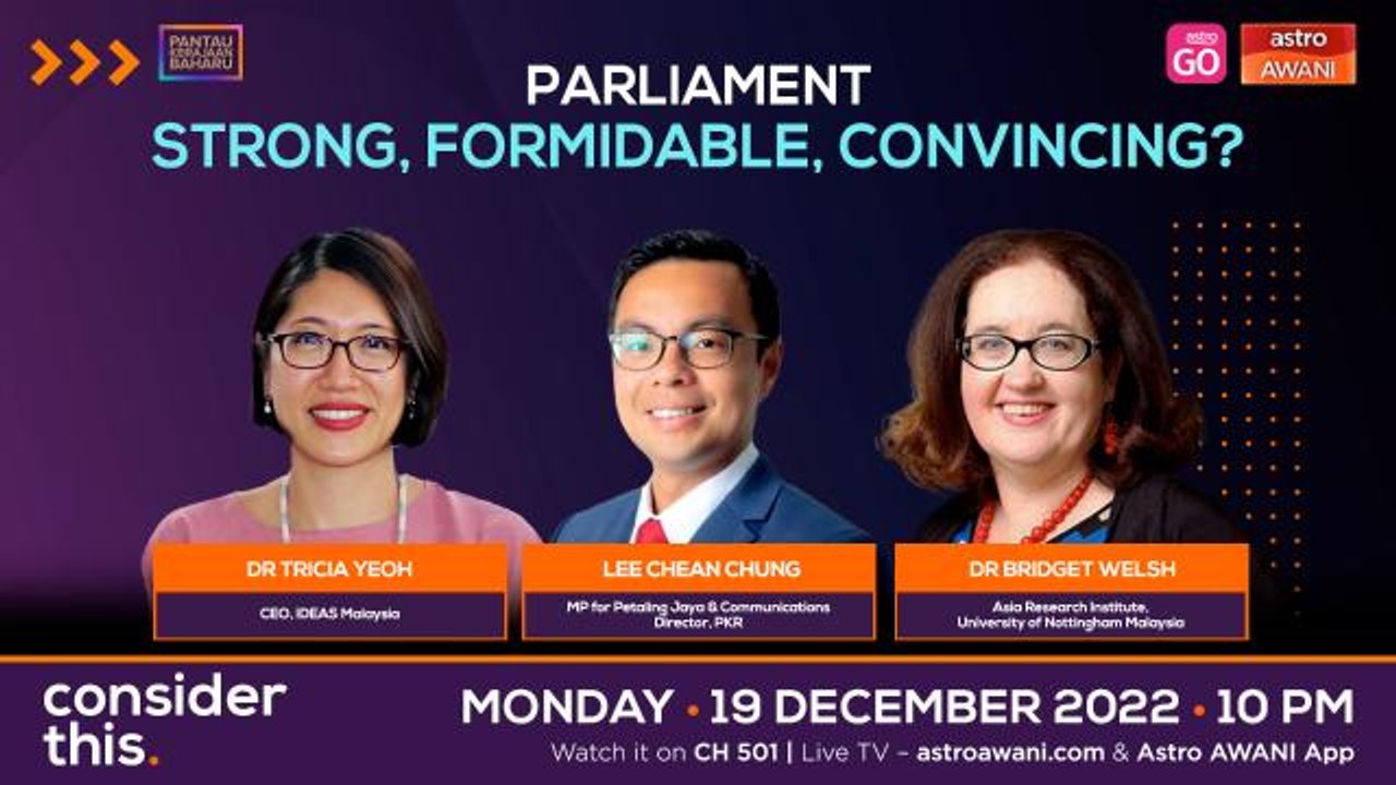 Consider This: Parliament (Part 3) - Strong, Formidable, Convincing?