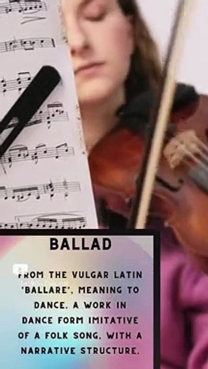 What is a Ballad?