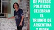 Padres de presos políticos celebran el triunfo de Argentina y piden libertad para sus hijos.