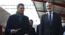 Sanchez y Raquel Sánchez desprecian al rey Felipe VI en la inauguración del AVE a Murcia