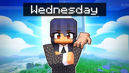 Become Wednesday Addams in Minecraft! 🖤