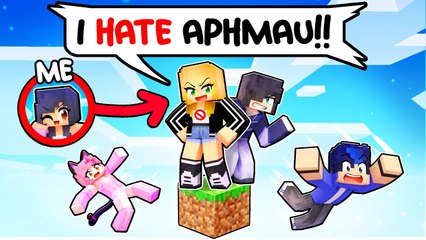 Playing As My BIGGEST HATER On ONE BLOCK! Minecraft