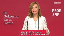 Pilar Alegría carga contra el PP: 