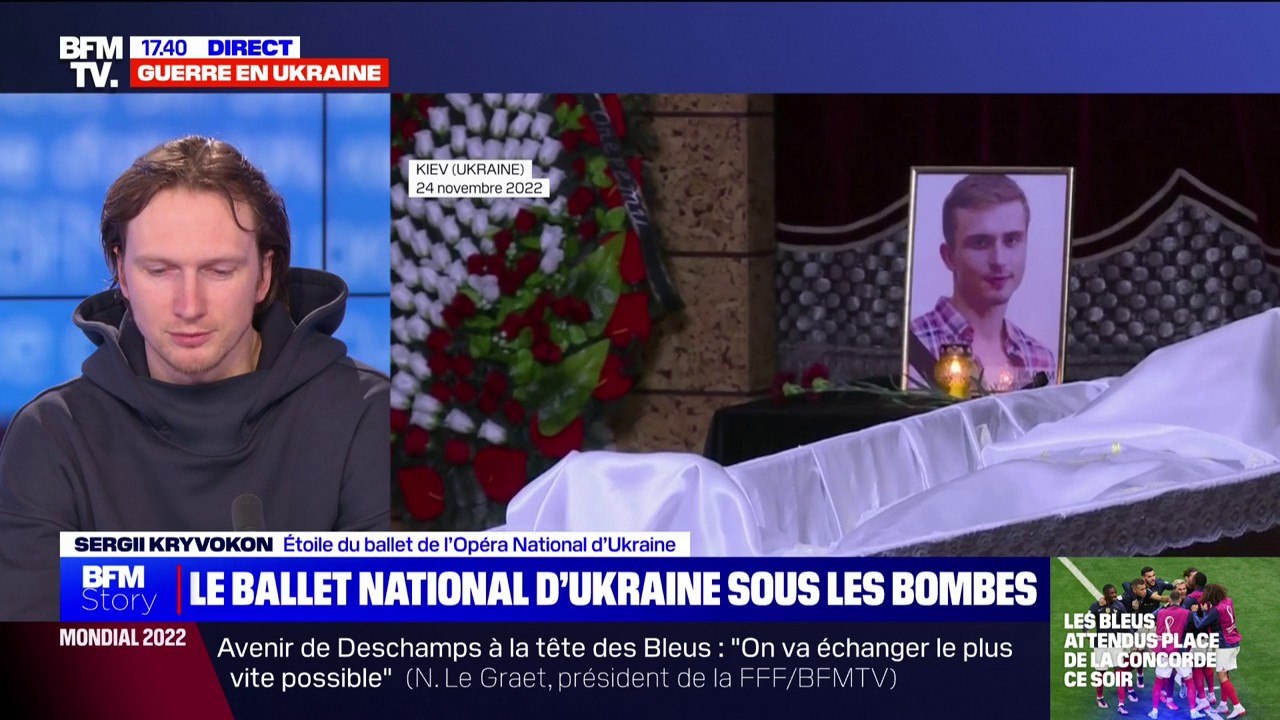 Sergii Kryvokon, étoile du ballet de l'Opéra national d'Ukraine, raconte pourquoi il a décidé de continuer à danser
