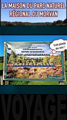 9 - départ du parcours d'immersion dans la nature - partie 1 - à la MAISON DU PARC