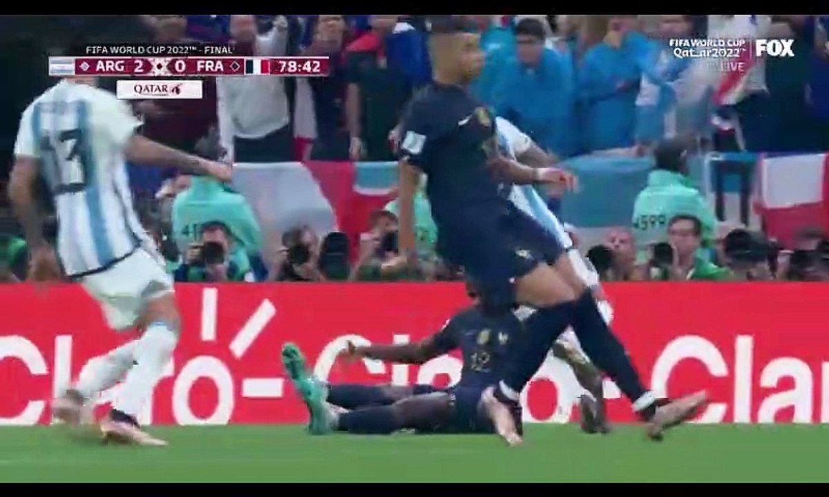 Kylian Mbappe Penalty Goal - Argentina vs France 2-1 18/12/2022