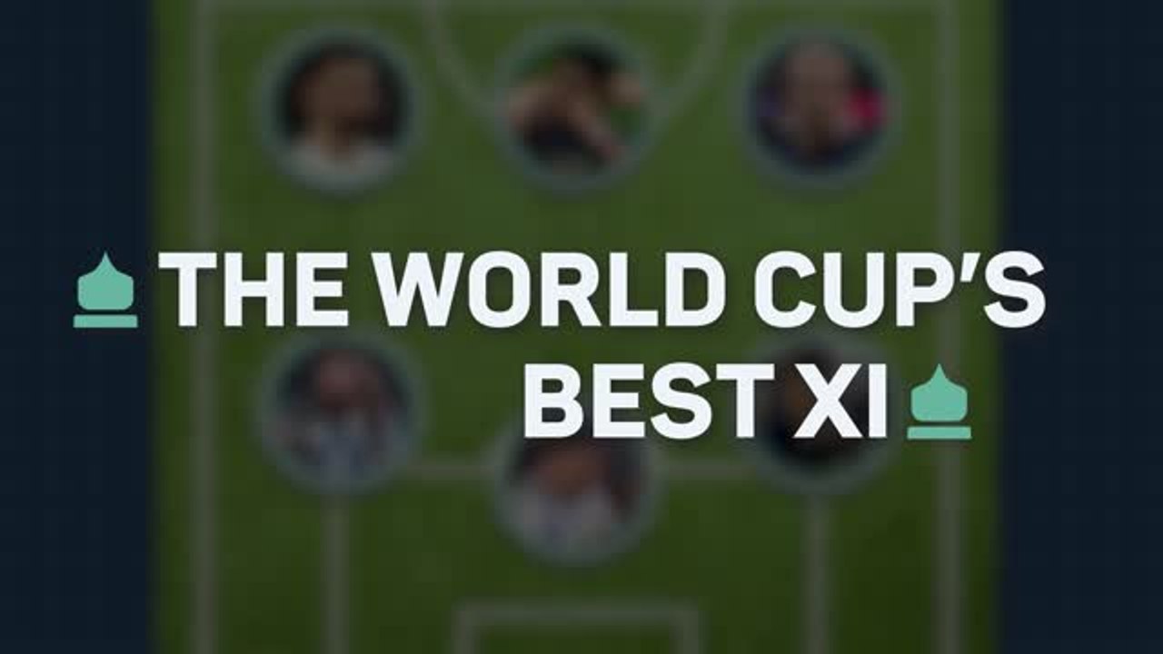 Who joins Messi and Mbappe in the World Cup Best XI?