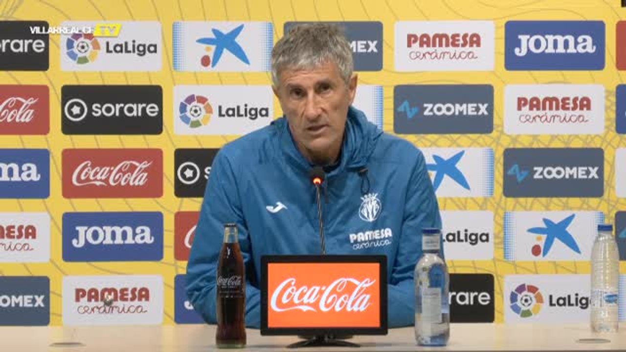 Setién: "Todavía nos quedan muchas cosas por mejorar, pero estoy satisfecho"