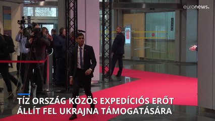 Tíz ország közös expedíciós erőt állít fel Ukrajna támogatására
