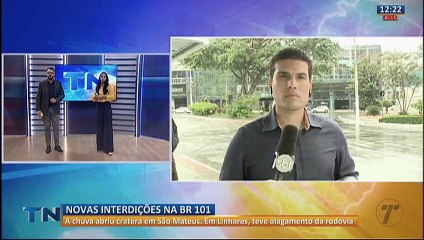 BR-101 tem novas interdições no ES