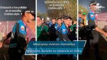 Al ritmo de “A la Víbora de la Mar”, mexicanos le cantan a policías en Qatar