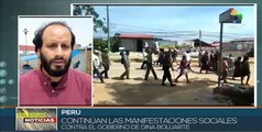 teleSUR Noticias 15:30 19-12: Perú reporta 25 fallecidos por represión policial