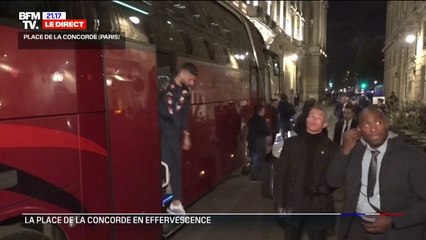 Les Bleus de retour à Paris après la finale de la Coupe du Monde 🇫🇷