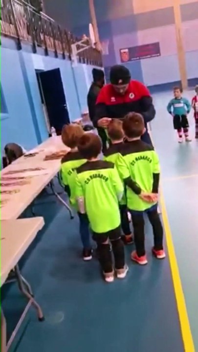 Première sortie en salle et première médaille pour les U6/U7
