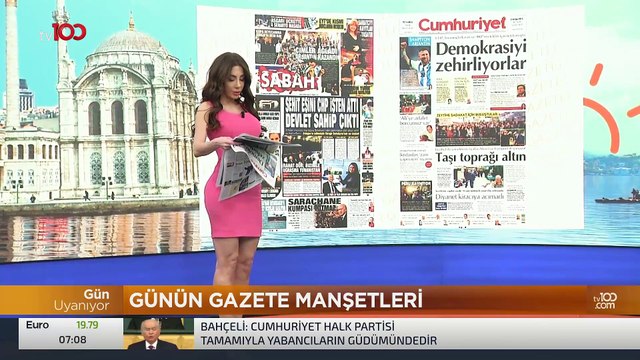 Ela Rumeysa Cebeci gazete 19-12-2022 canli tv100
