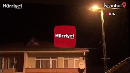 İstanbul’da mevsimin ilk karı Silivri’ye düştü