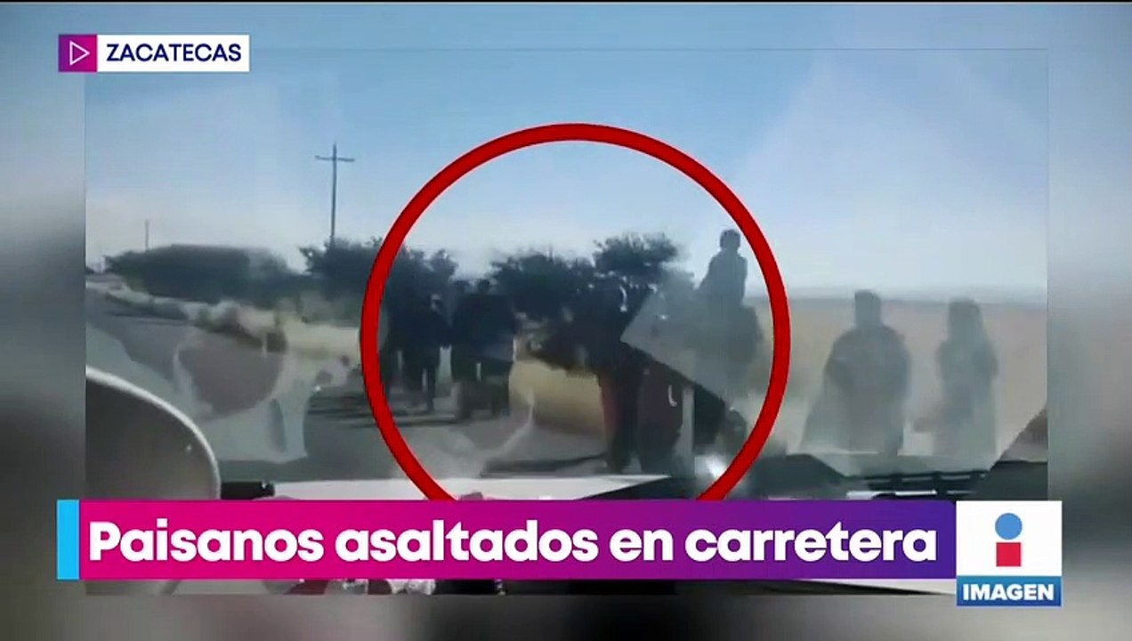 Asaltan a paisanos migrantes en carretera de Zacatecas