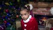 Four-year-old girl fulfils wish of walking unaided to meet Santa after spinal cord injury