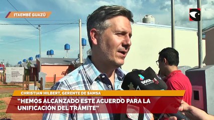 “Hemos alcanzado este acuerdo para la unificación del trámite”