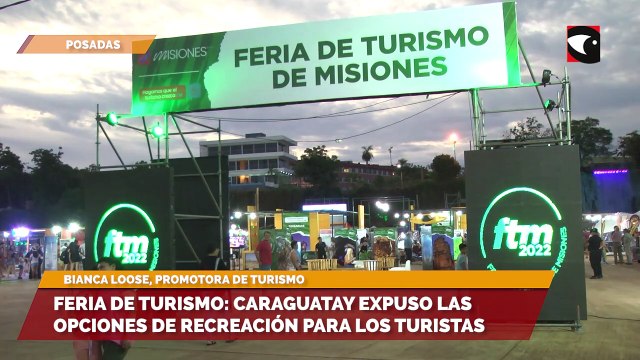 Feria de Turismo Caraguatay expuso las opciones de recreación para los turistas