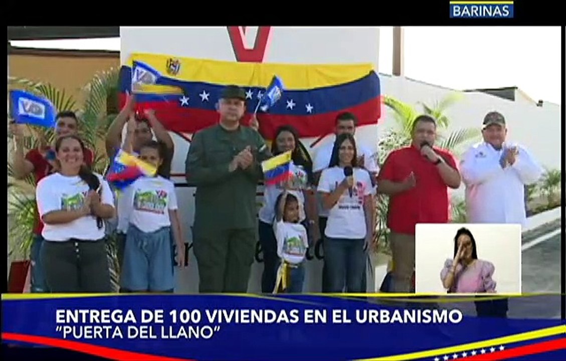 Gobierno Nacional entregó 100 viviendas en el urbanismo Puerta del Llano en el estado Barinas