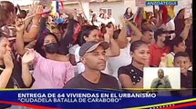 Gob. Luis José Marcano entrega 64 viviendas dignas en el Urbanismo Ciudadela Batalla de Carabobo