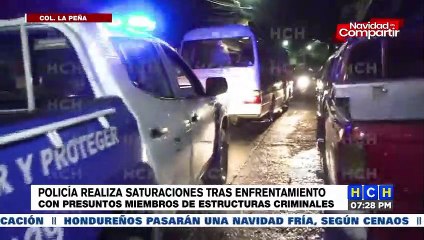 Balacera deja a un miembro de la Policía Militar y a un delincuente muertos en col. La Peña de la capital