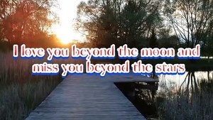 you are like the moon and the star